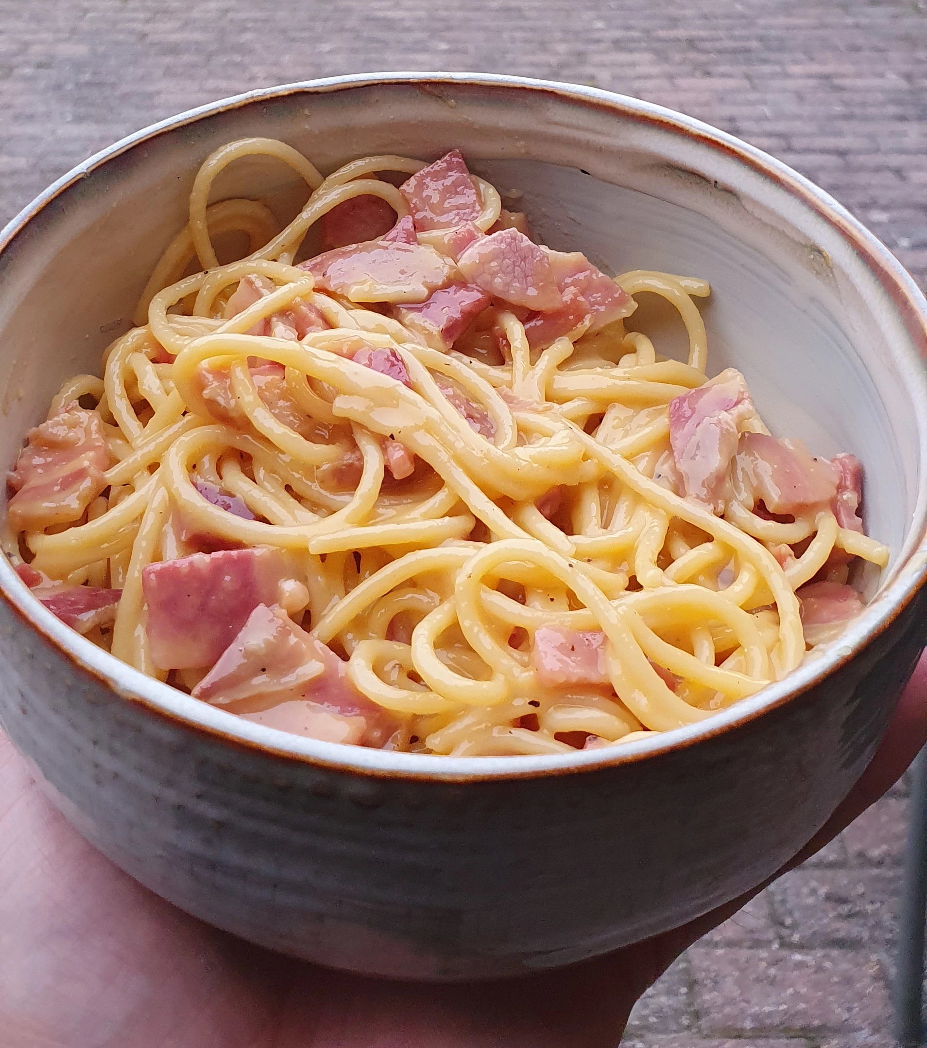 Spaghettis-carbonara